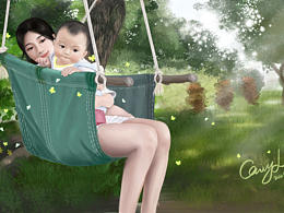 依偎在夢(mèng)的森林