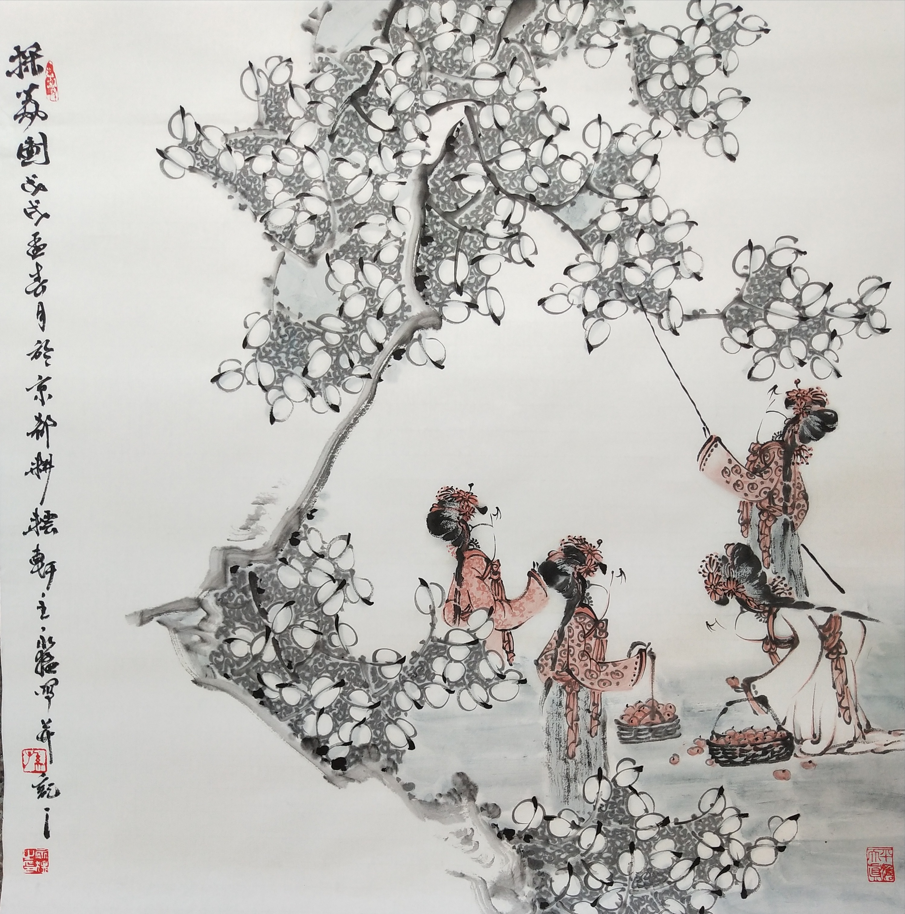 孙永猛水墨皮影作品