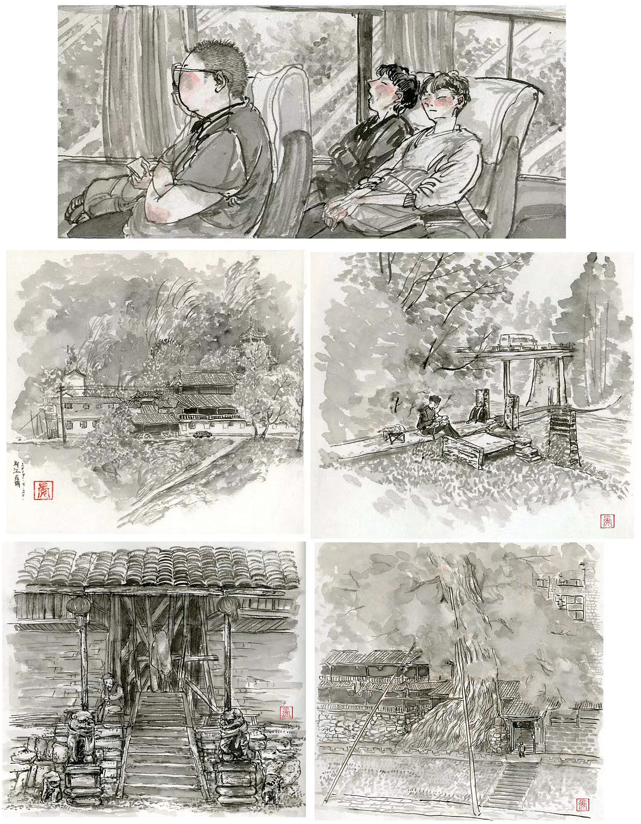 懿晏2019年终总结·插画·岩彩·模型·版画