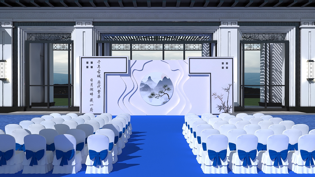 中式发布会 琴棋书画 诗酒花茶（图ZMTY1MTc3MjEy） - 展陈设计 - 站酷设计师沧海0086原创素材 - 站酷ZCOOL