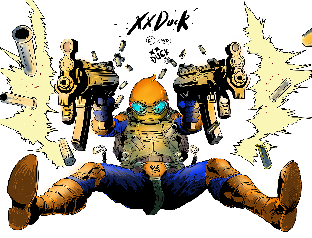 BHQS#Xx鸭特工系列#太空冒险（图ZMTgxNjk5ODIw） - 商业插画 - 站酷设计师BHQS陈滨原创素材 - 站酷ZCOOL