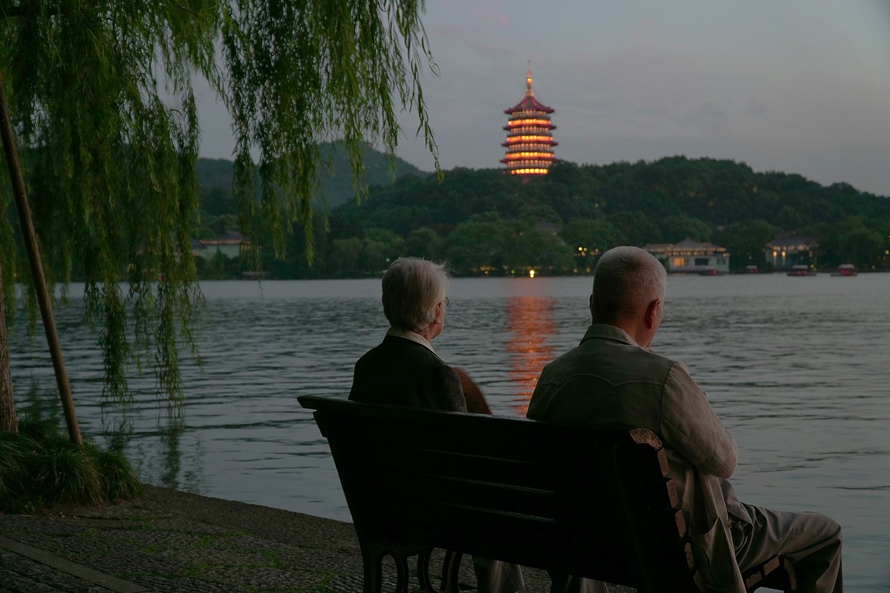 日落西湖（图ZMTY3MjgzNDY0） - 风光摄影 - 站酷设计师郝贽韡原创素材 - 站酷ZCOOL