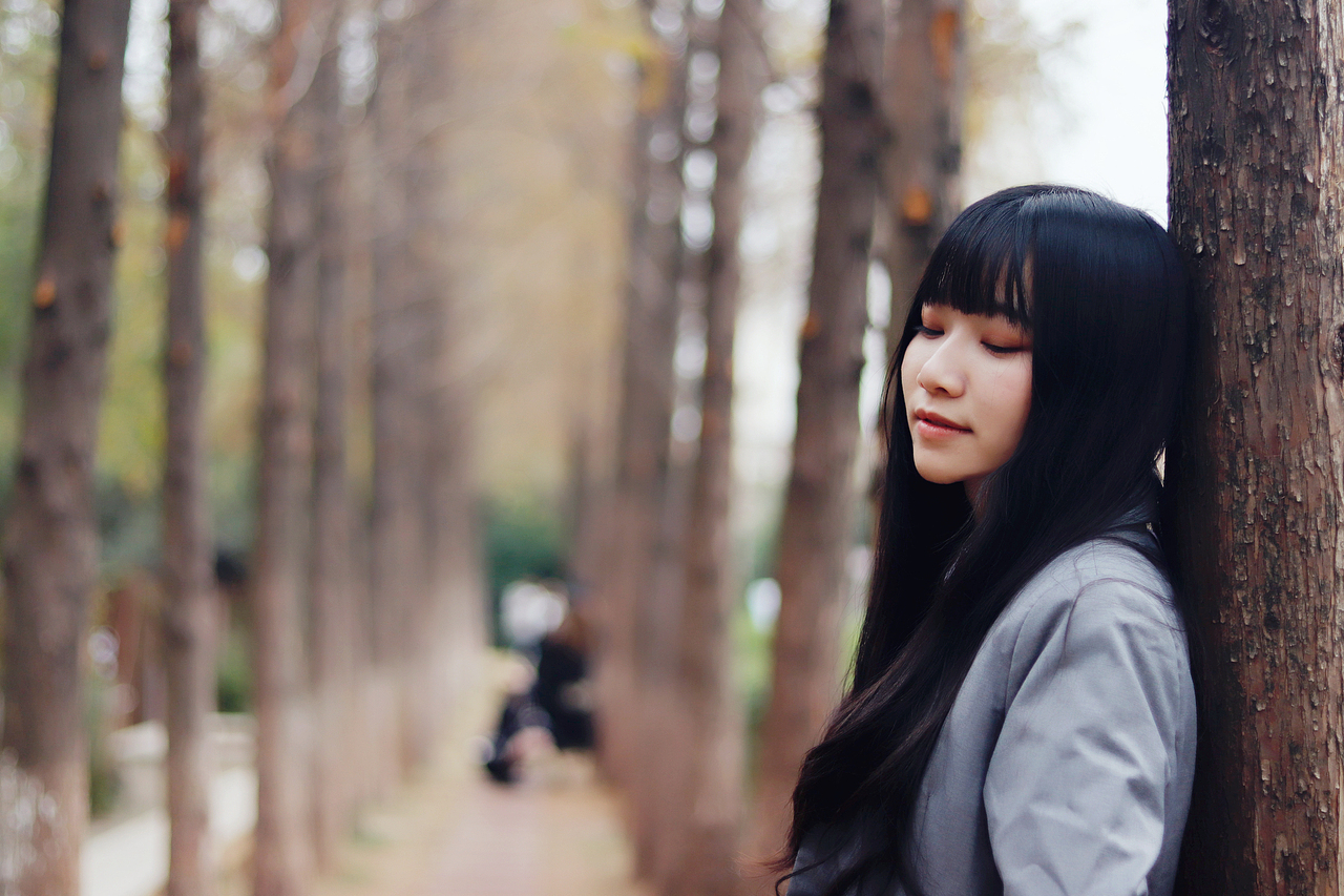 公园JK制服摄影