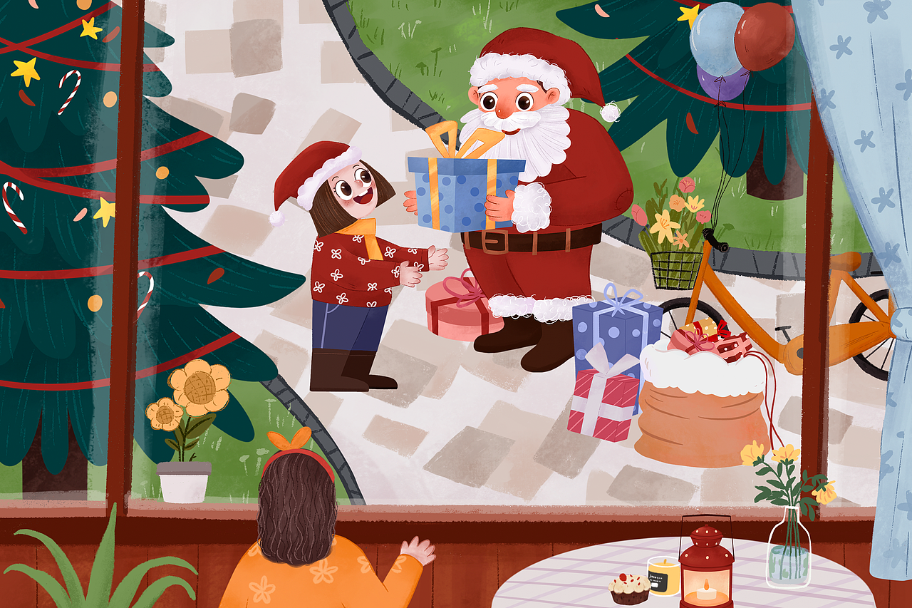 怎么大家都有圣诞礼物，我的在哪里