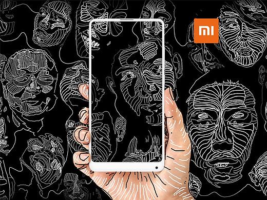 生活像一把无情刻刀#小米MIX2全面屏海报创意设计大赛#