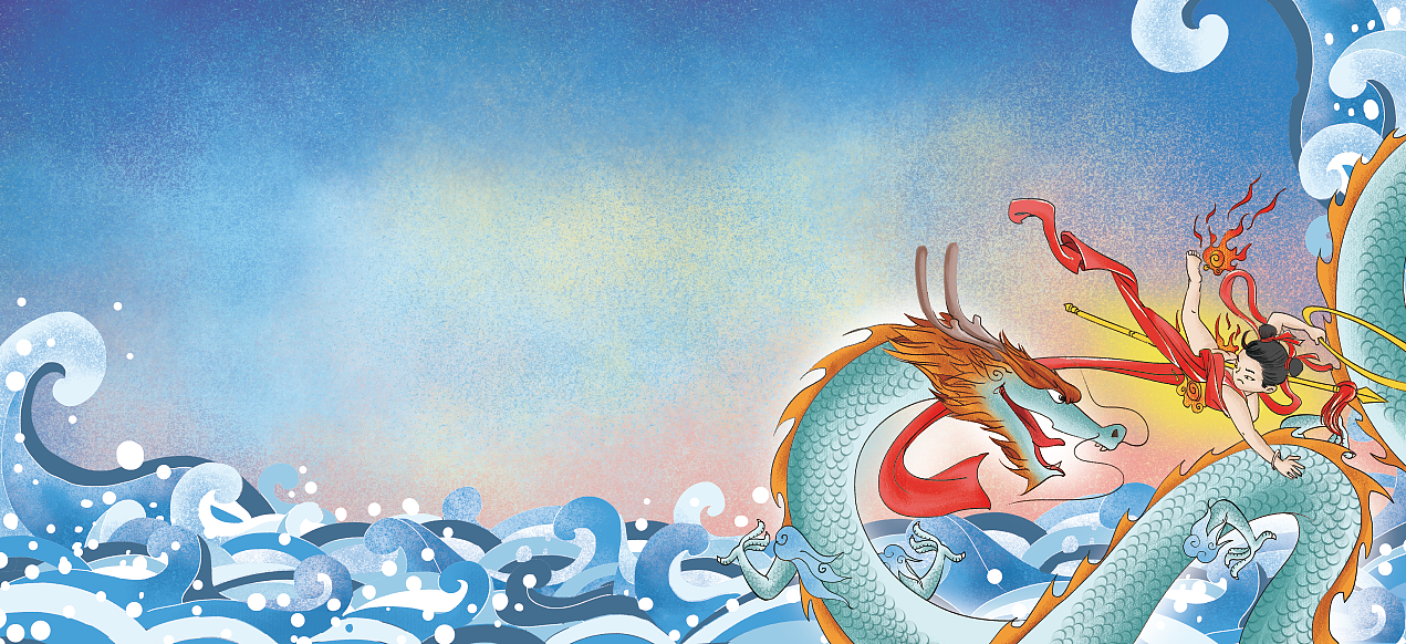 国学儿童插画（图ZMTAzMTg4ODQ4） - 儿童插画 - 站酷设计师七贤俊宝原创素材 - 站酷ZCOOL