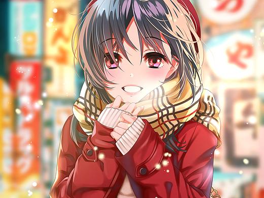 冬日里的小姐姐（个人主页-ZNDY1NzAwMDg=） - 创作习作 - 站酷设计师爱玩的w17原创素材 - 站酷ZCOOL