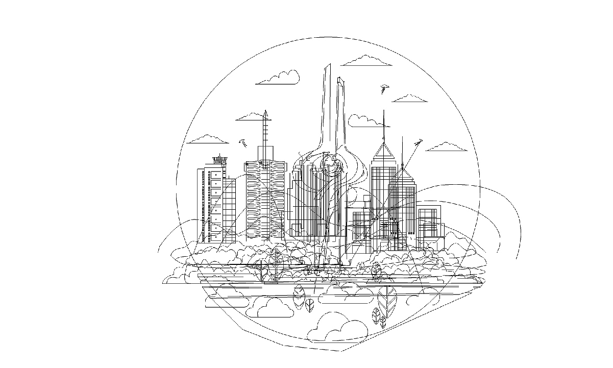 济南插画趵突泉/大明湖/泉城广场/济南插画师/手绘济南_取物文创-站酷