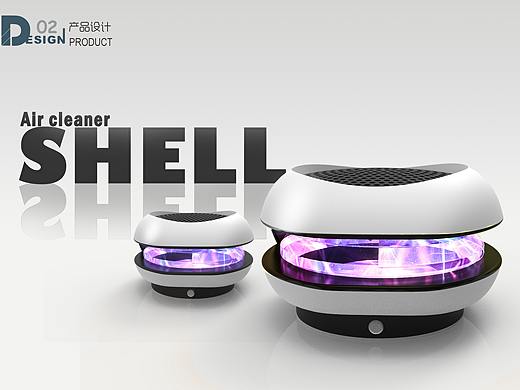 车载-仿海贝设计 空气净化器