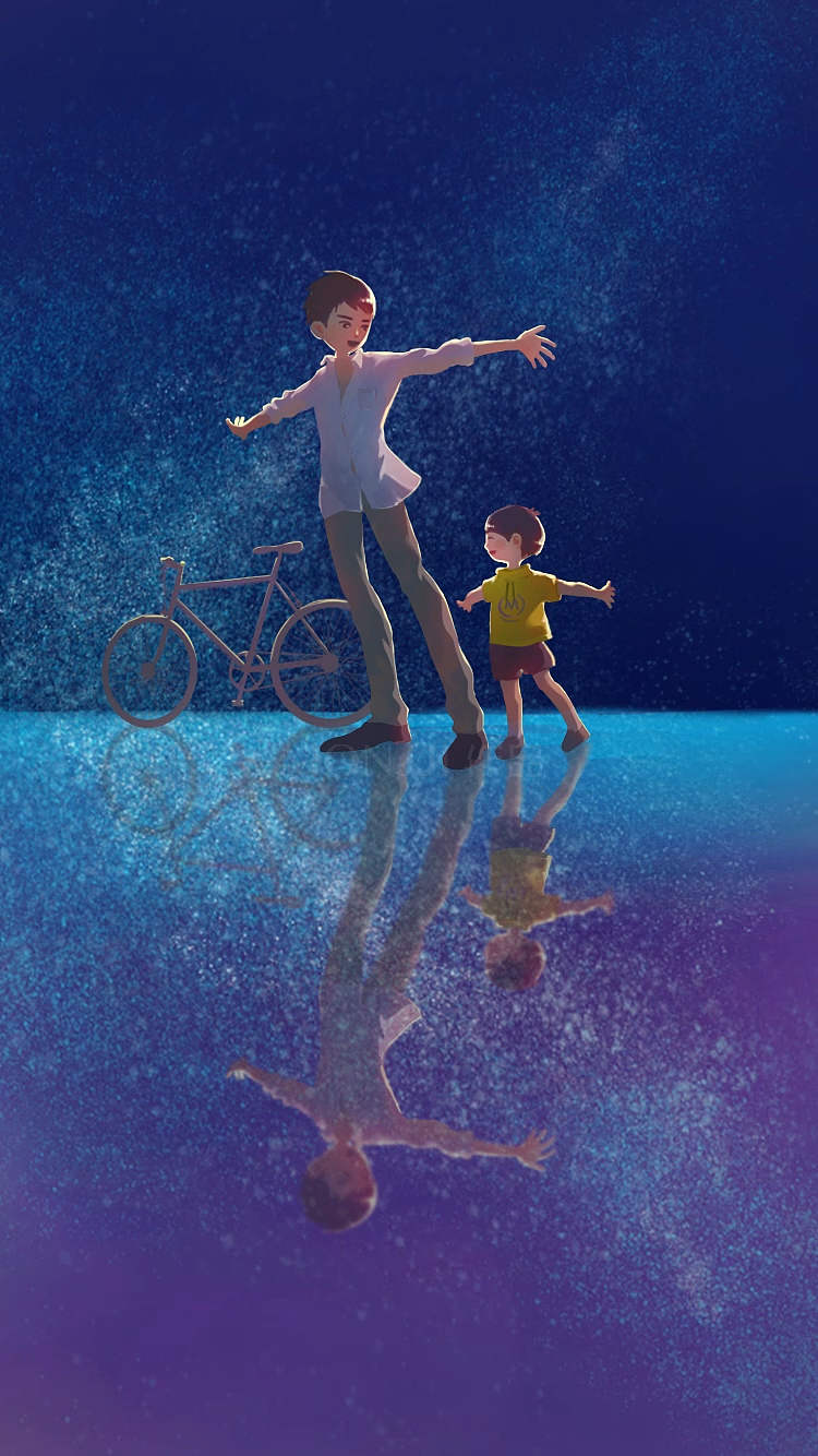 父子|插画|商业插画|鱼木叽 - 原创作品 - 站酷 (zcool)