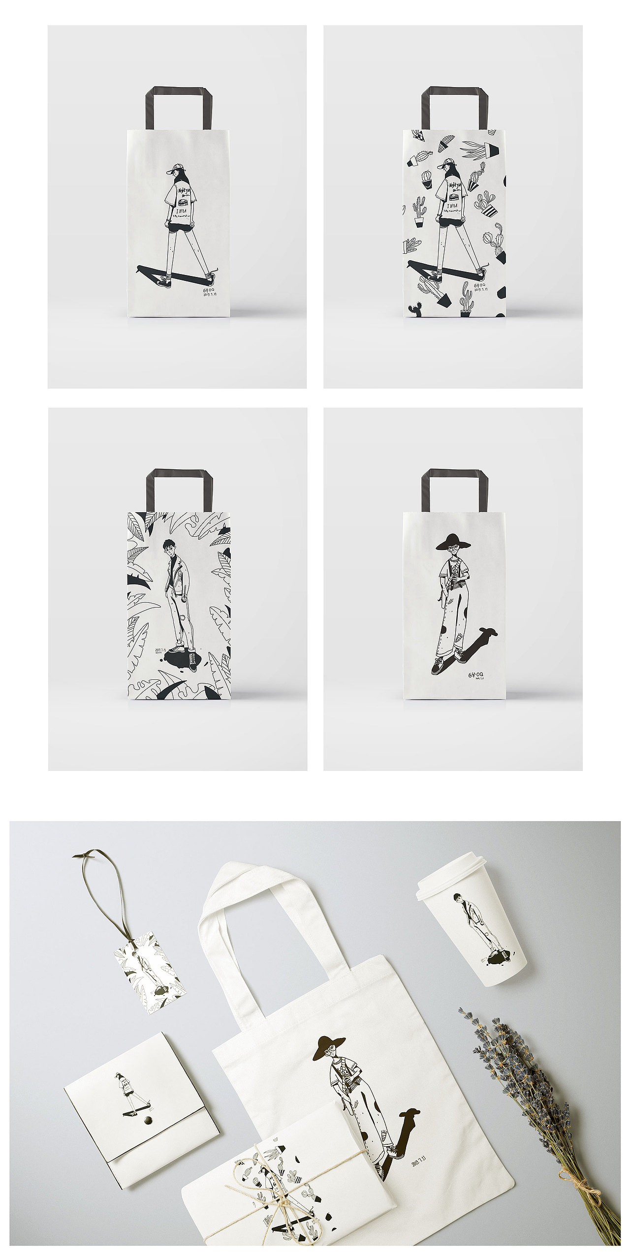 黑白插画（图ZMTY4Mjc1NzE2） - 创作习作 - 站酷设计师白羊OQ原创素材 - 站酷ZCOOL