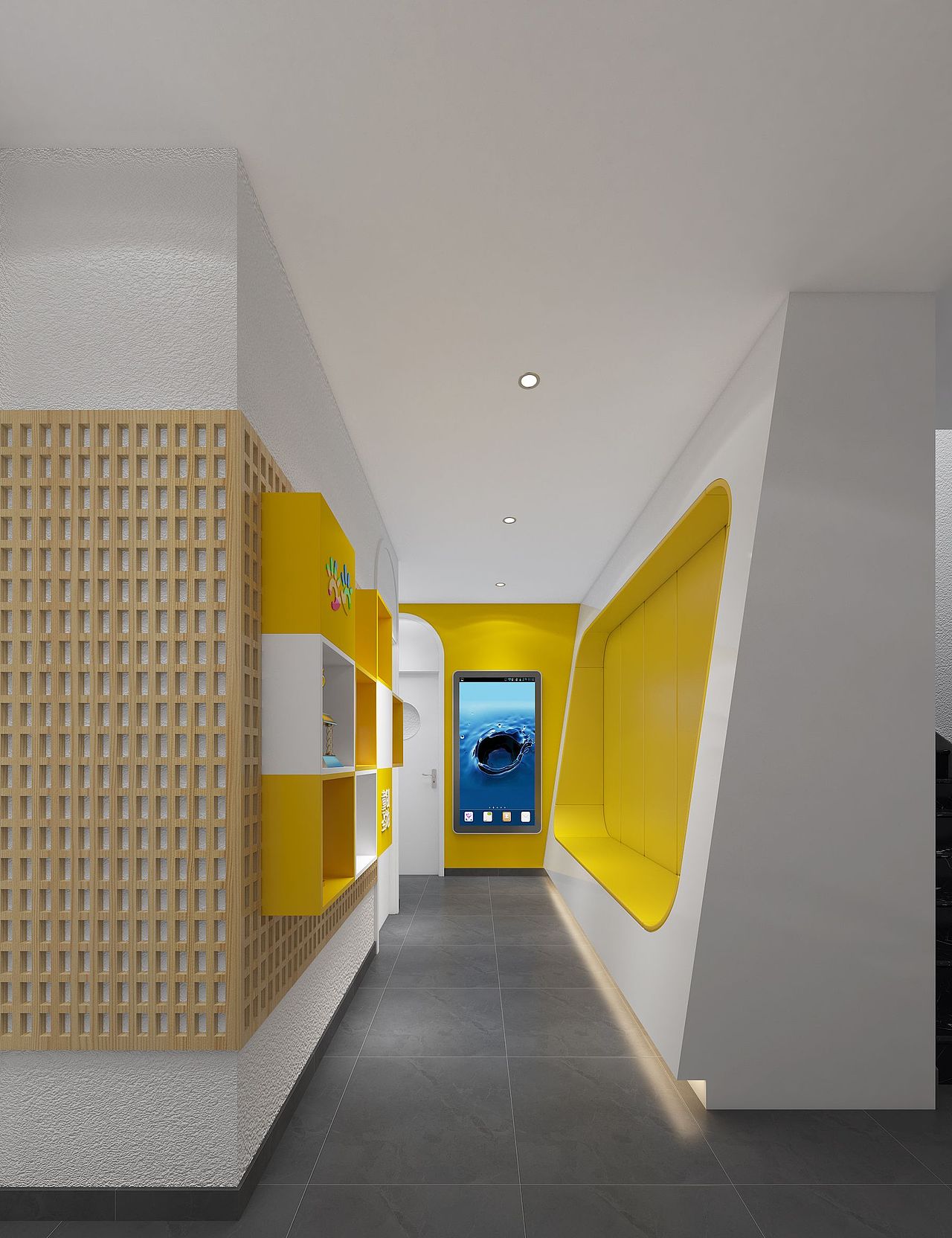 皮肤管理中心标签培训机构画室装修设计室