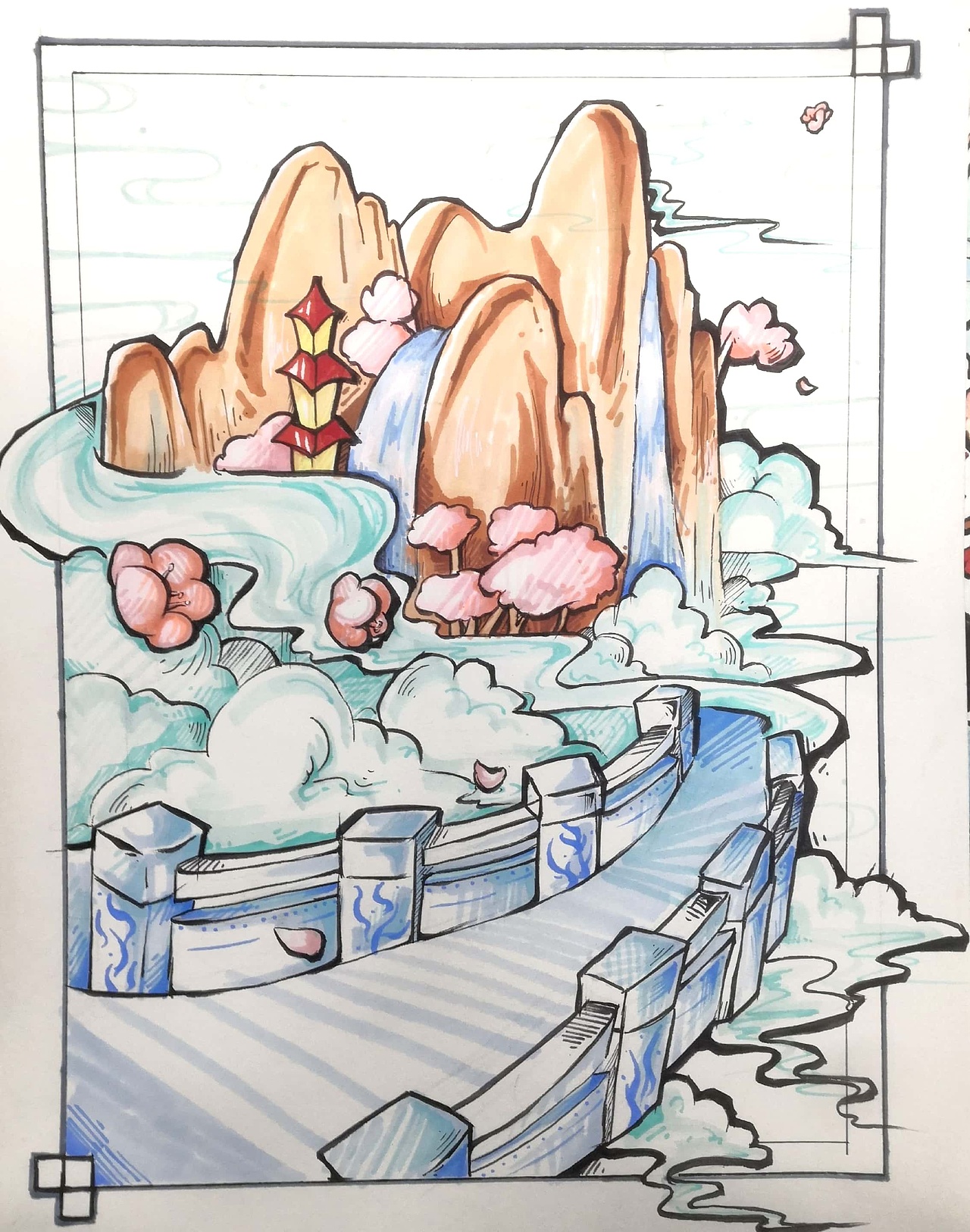高三学生作业走一波～（图ZMjQ1ODIzMDU2） - 新锐潮流插画 - 站酷设计师孟爷子原创素材 - 站酷ZCOOL