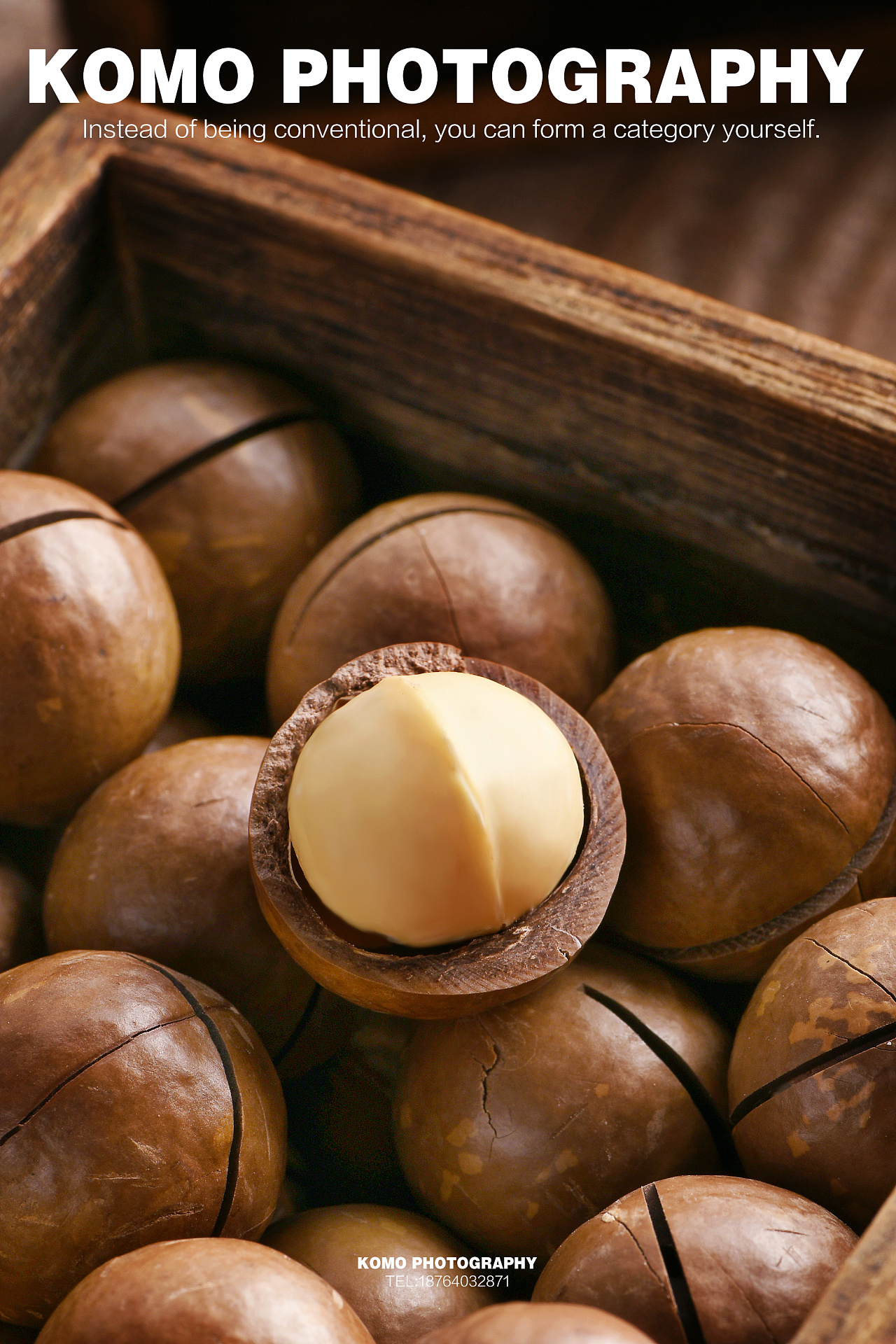 夏威夷果拍摄 坚果零食拍摄 美食摄影 孔墨摄影