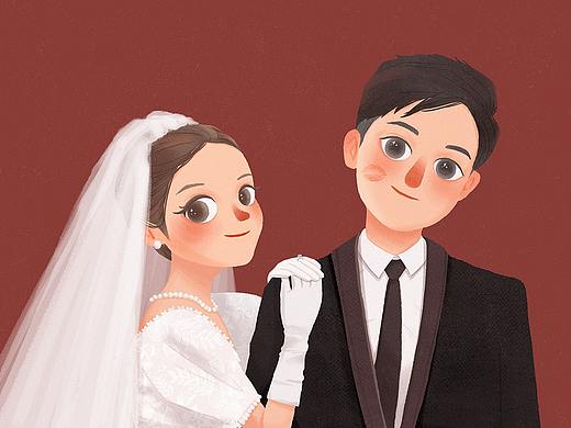 复古风婚纱照