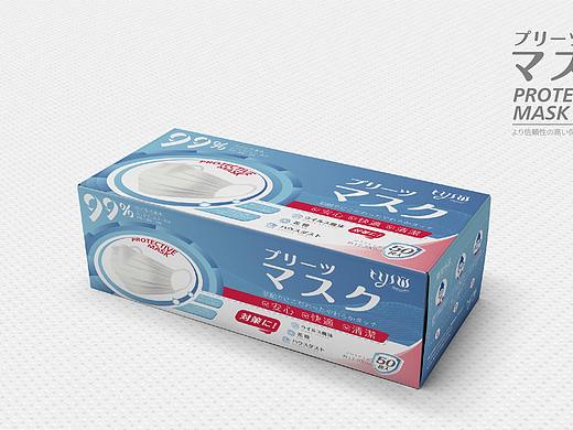 疫情防控系列——日本医用口罩包装设计