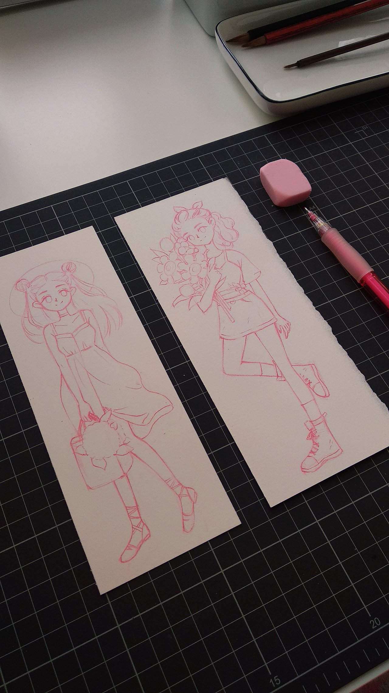 夏日少女 合集  临摹