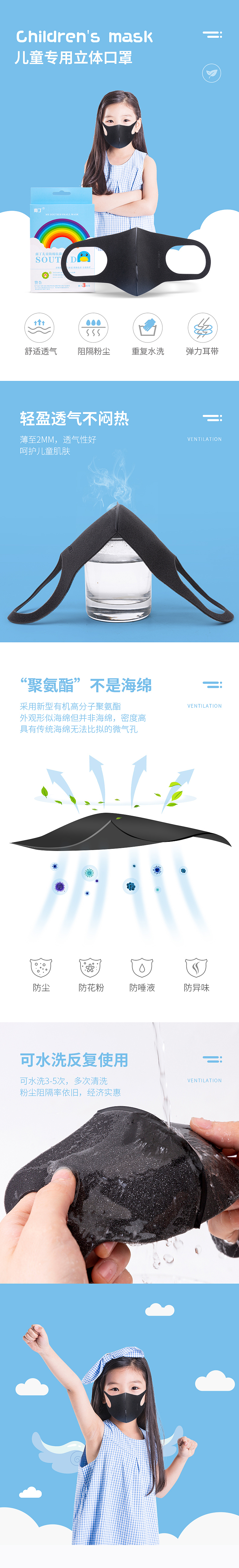 口罩详情页设计（图ZMjEwNDY0MDg0） - 电商 - 站酷设计师零零妖电商原创素材 - 站酷ZCOOL