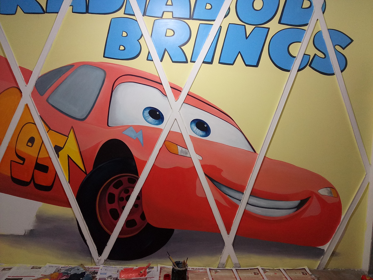 我们的手绘墙作品——艺芭ART手绘北京工作室