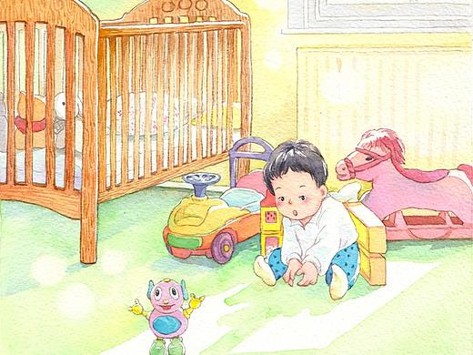 水彩插画 感恩妈妈  