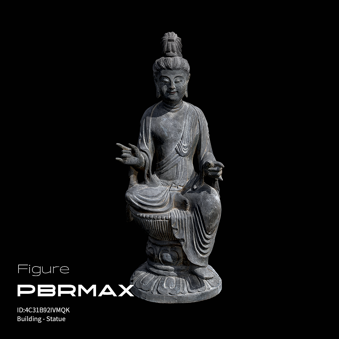 佛像数字模型 | 中国风高精度3D资产（图ZMzMyNjY4Mzc2） - 其他三维 - 站酷设计师pbrmax原创素材 - 站酷ZCOOL