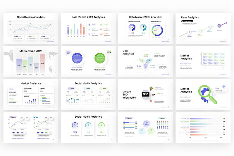 35页市场分析数据信息图表KeyNote模板（图ZMzU2Mzg3NTg0） - PPT/Keynote - 站酷设计师爱晴天原创素材 - 站酷ZCOOL