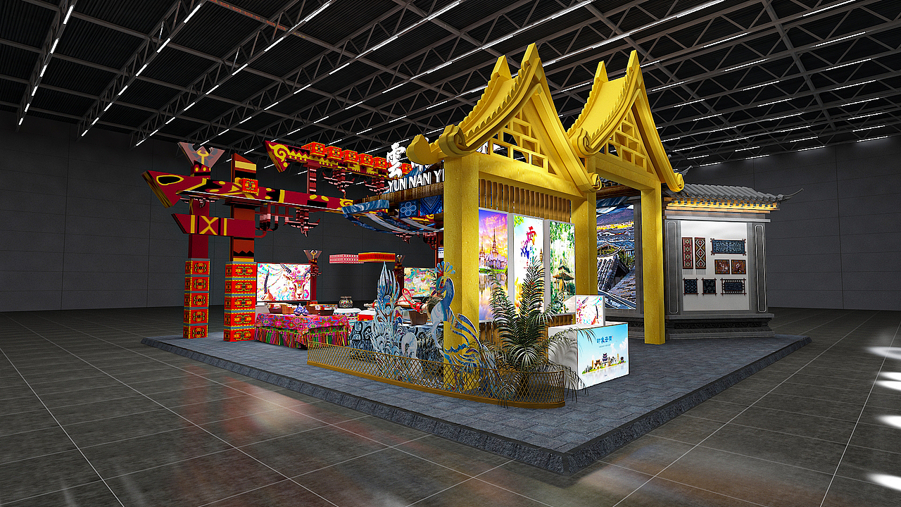 云南名族旅游展（图ZMzA4ODg5MzUy） - 展陈设计 - 站酷设计师冷颜ff原创素材 - 站酷ZCOOL