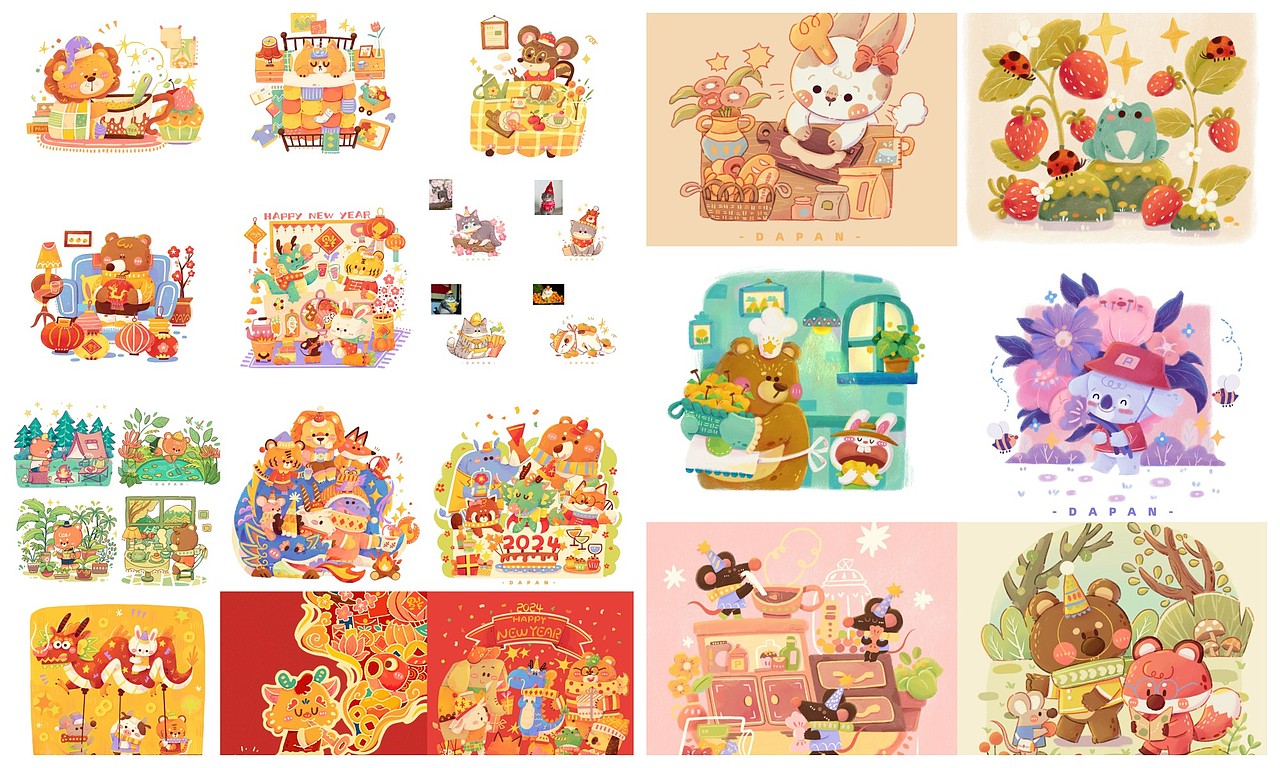 2023儿童插画作品集——年度总结