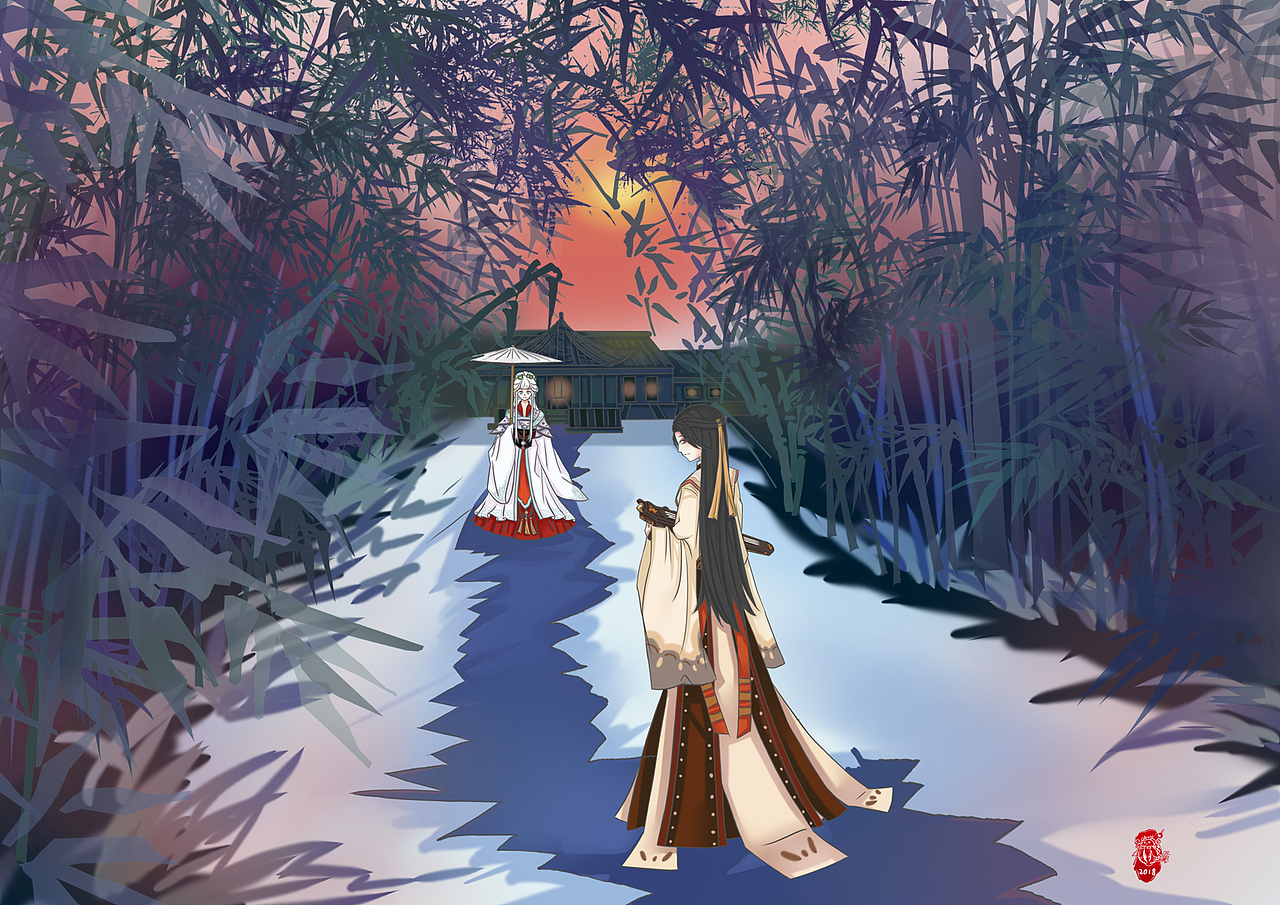 故国韵（图ZMzI3ODYxODA4） - 创作习作 - 站酷设计师魔果冻jelly原创素材 - 站酷ZCOOL