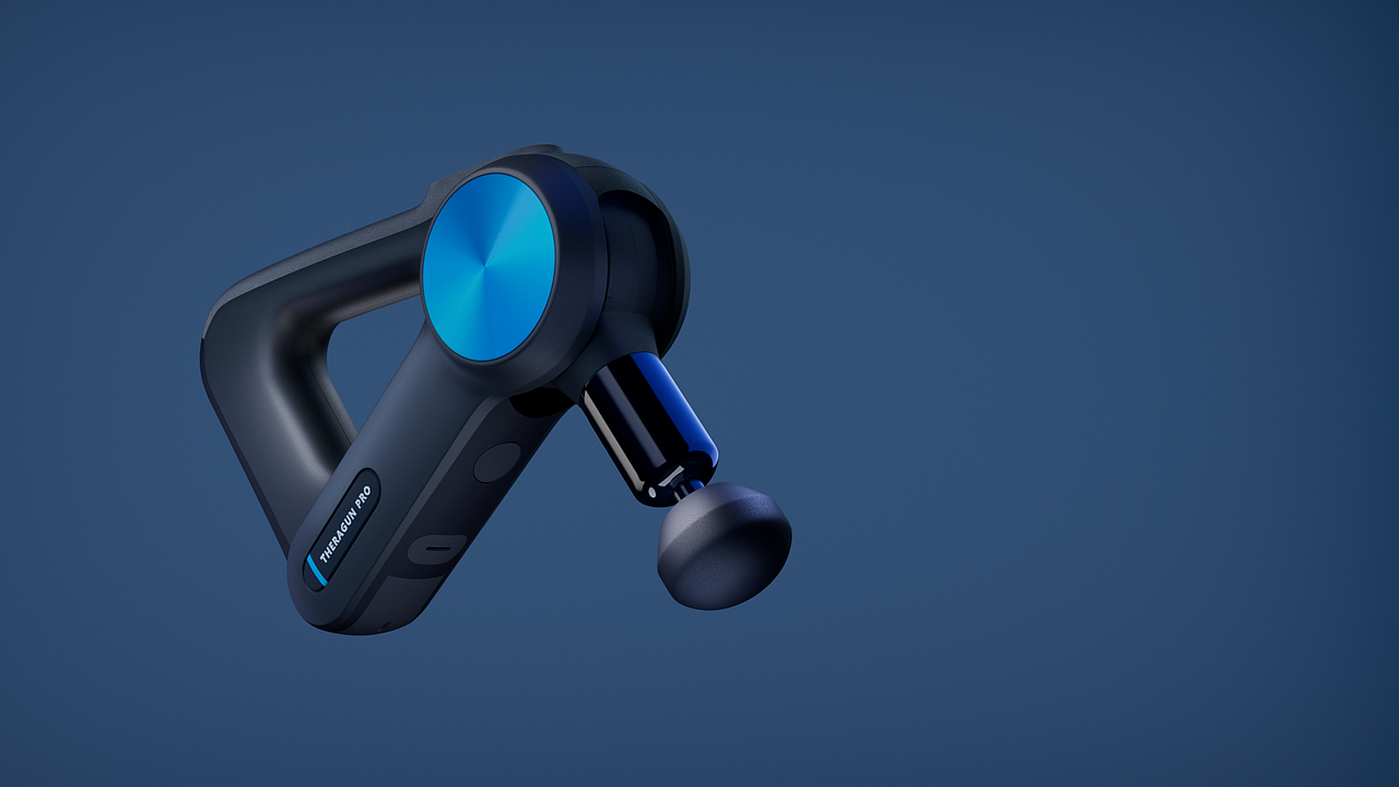 三维产品动画Therabody筋膜枪（临摹）（图ZMzQzMjczNTE2） - 动画/影视 - 站酷设计师潘三_原创素材 - 站酷ZCOOL