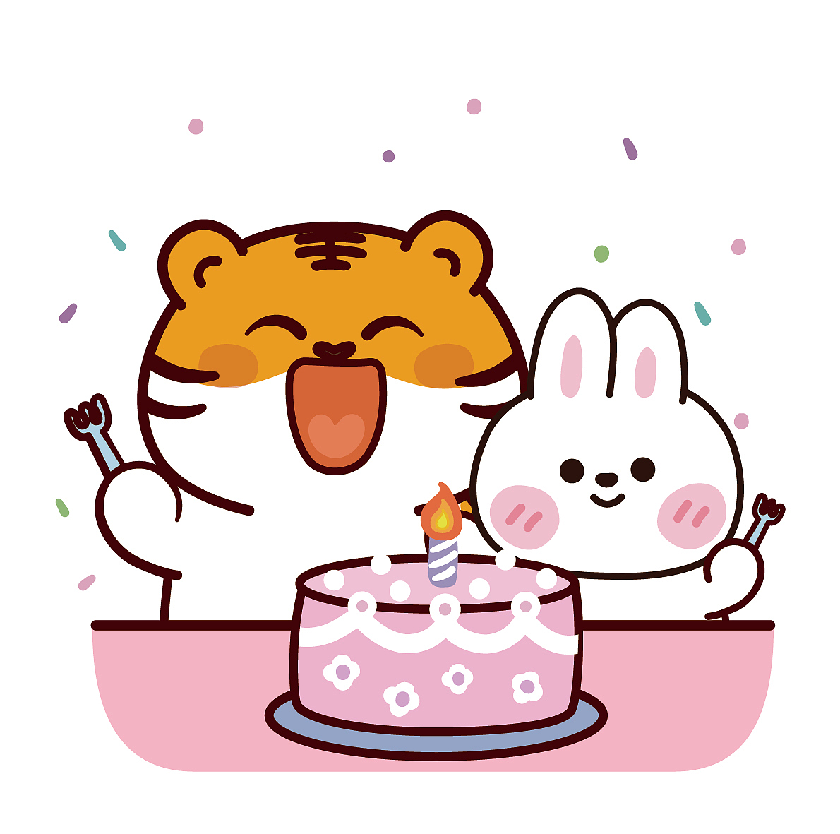 萌萌星球生日快乐 祝你生日快乐（图ZMzY3NTUzNTE2） - 商业插画 - 站酷设计师阿茹生肖IP原创素材 - 站酷ZCOOL