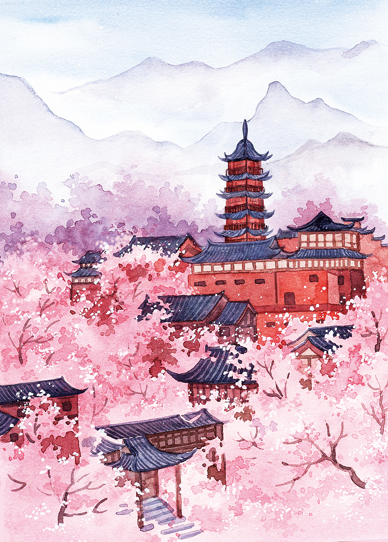 《大林寺桃花》