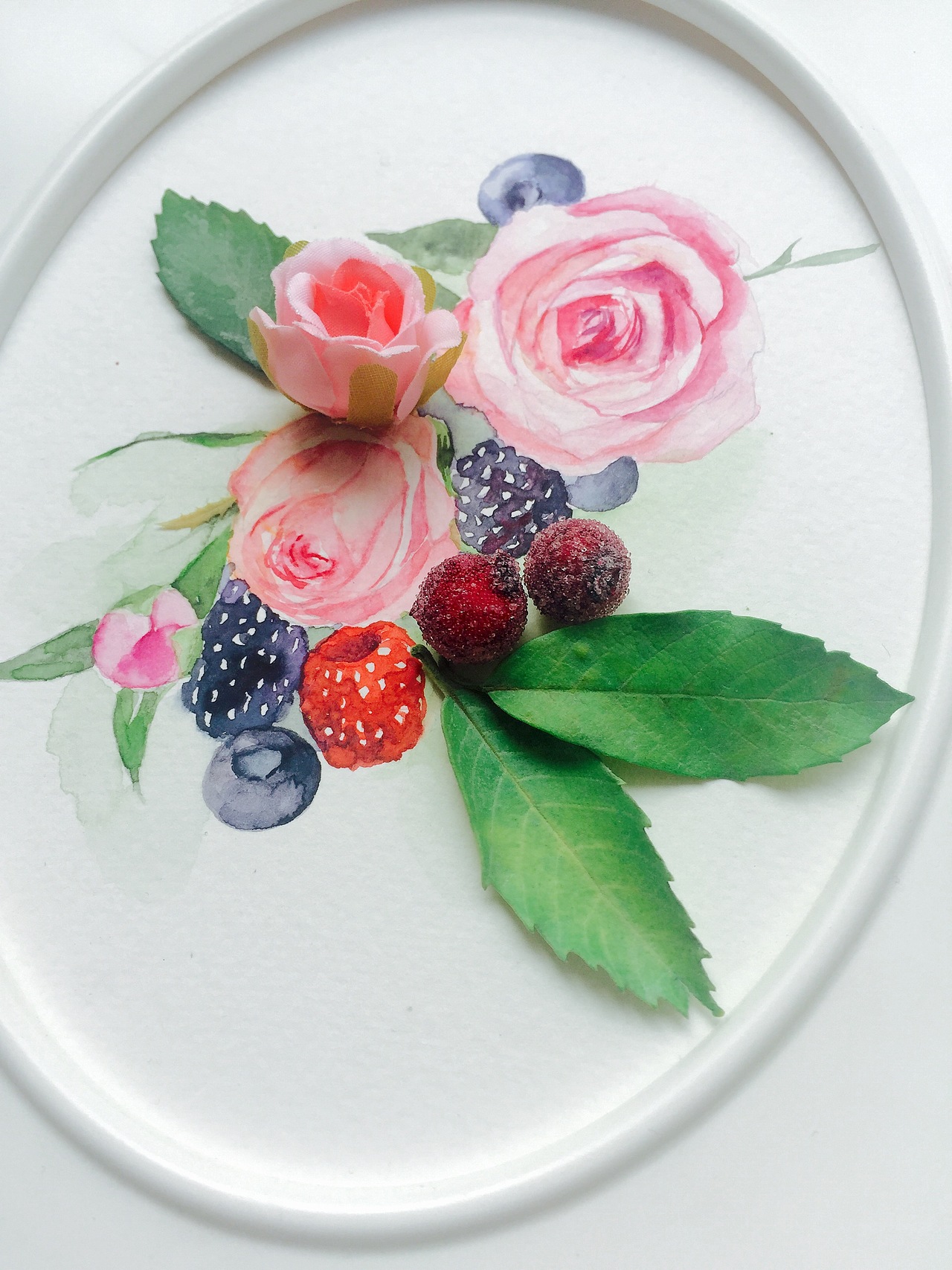 永生花水彩花卉系列|纯艺术|绘画|桃夭lele_原创作品-站酷zcool