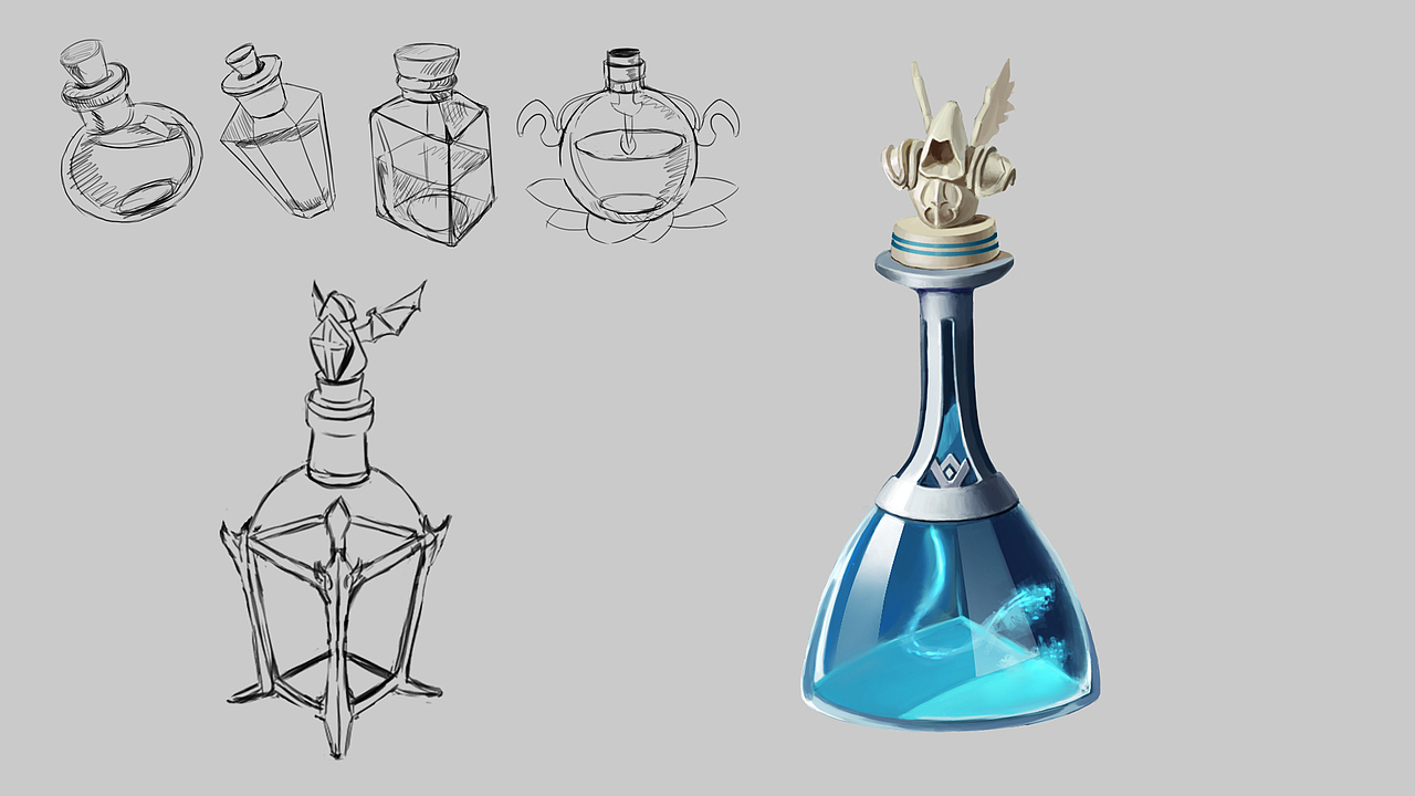 原画学习中的一些练习作品（图ZMTQzNzczMjAw） - 游戏原画 - 站酷设计师洛克王year原创素材 - 站酷ZCOOL