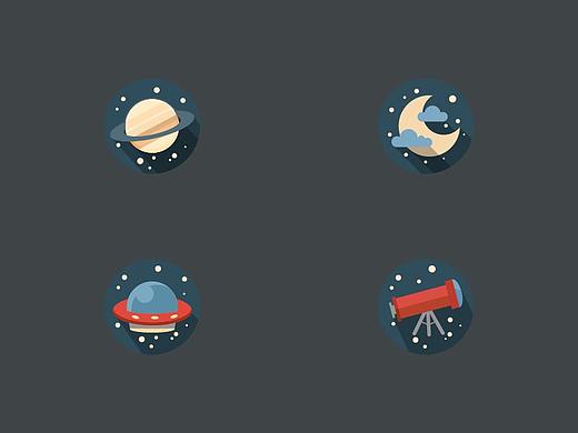 四个微扁平（个人主页-ZMzkyMTQ0OTY=） - 图标 - 站酷设计师藏宝海湾的海原创素材 - 站酷ZCOOL