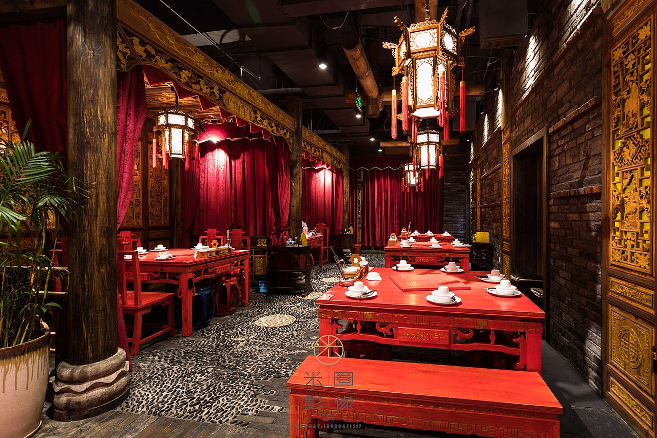 海口大龙翻印老成都火锅空间摄影