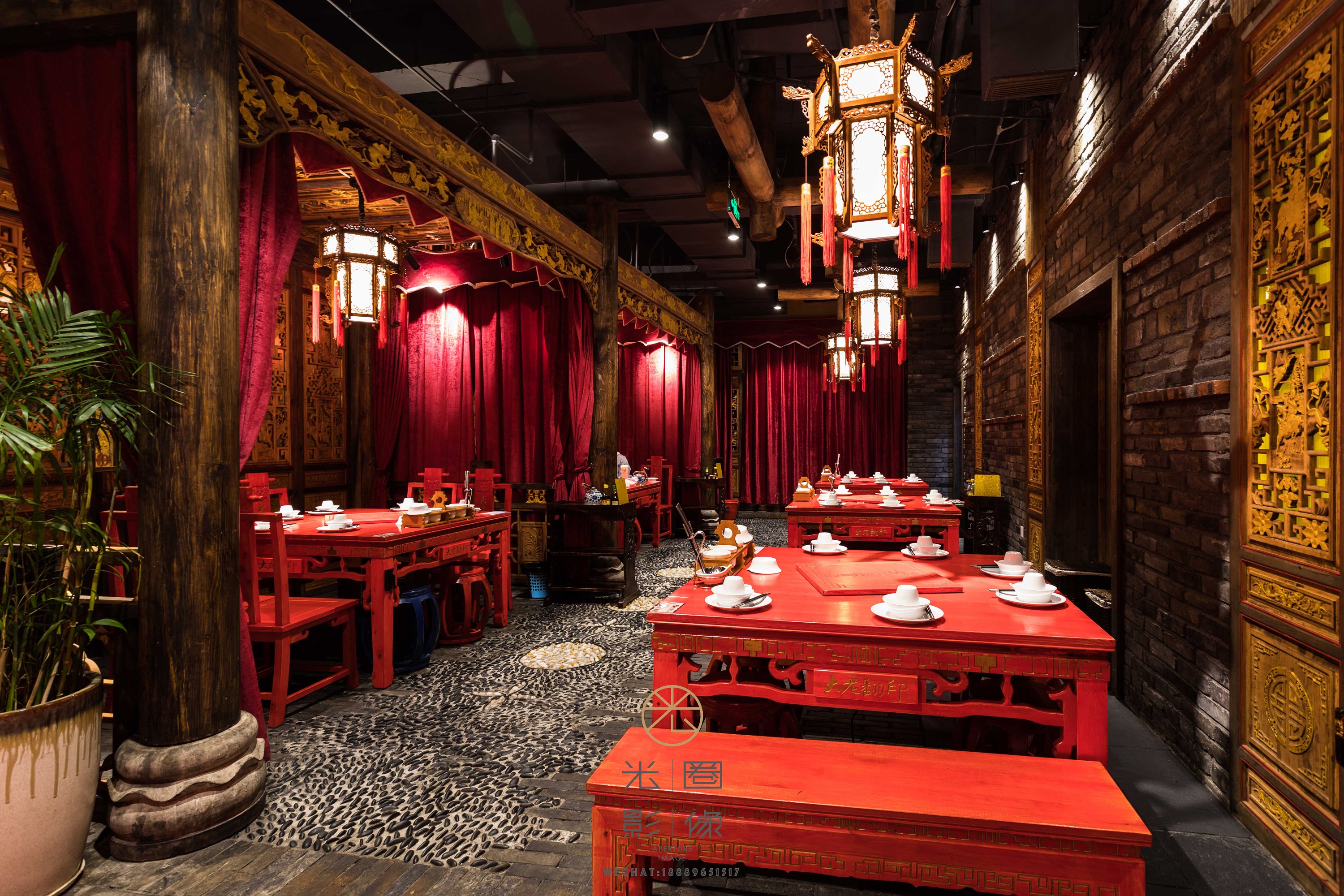 海口大龙翻印老成都火锅空间摄影