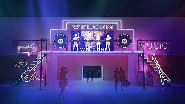 电音节舞台设计|三维|场景|柠檬之恋_原创作品-站酷zcool