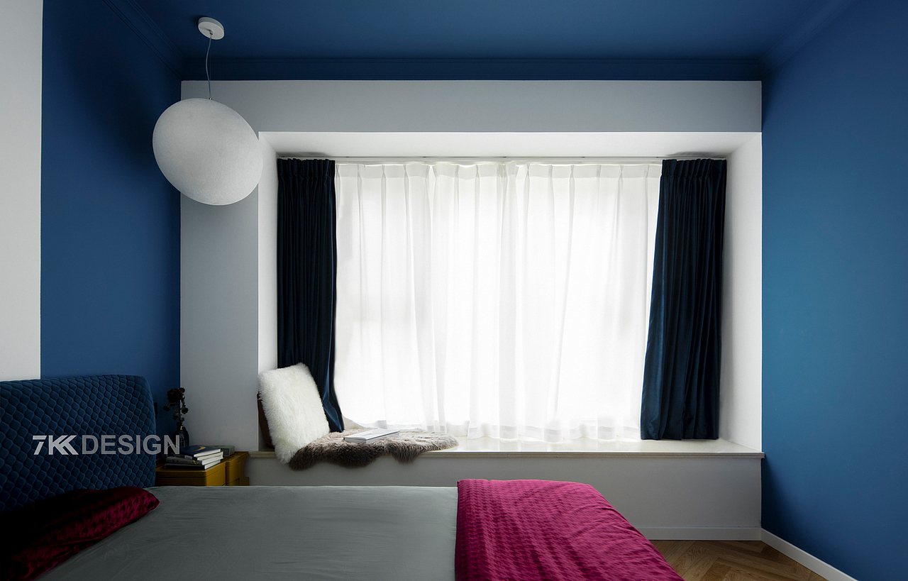 115㎡精装房改造，精彩配色塑造文艺复古风，仅花15万（图ZMjU5MzYxNzY0） - 家装设计 - 站酷设计师7kkdesign麦古一原创素材 - 站酷ZCOOL