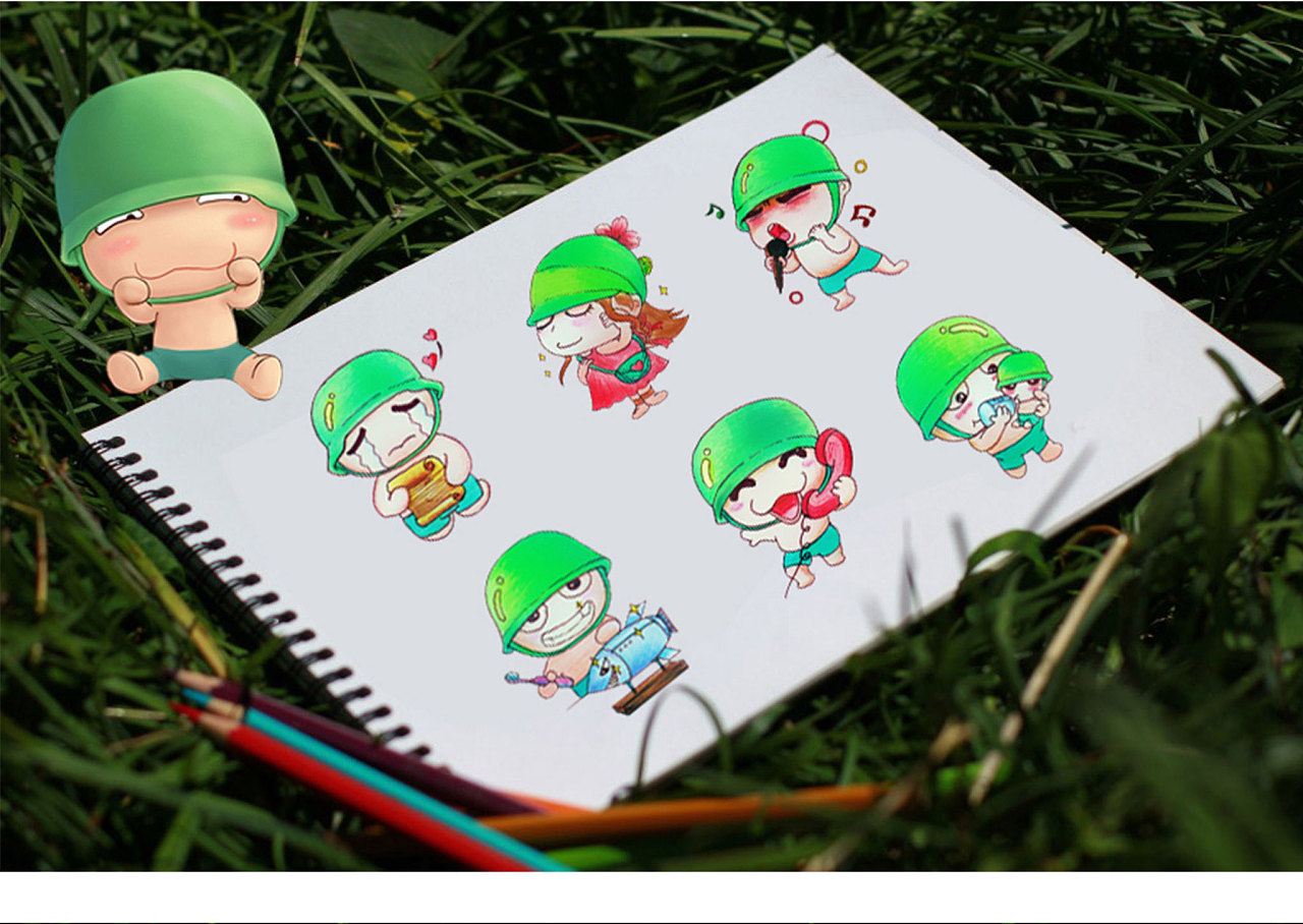 手机icon 手绘小炮兵