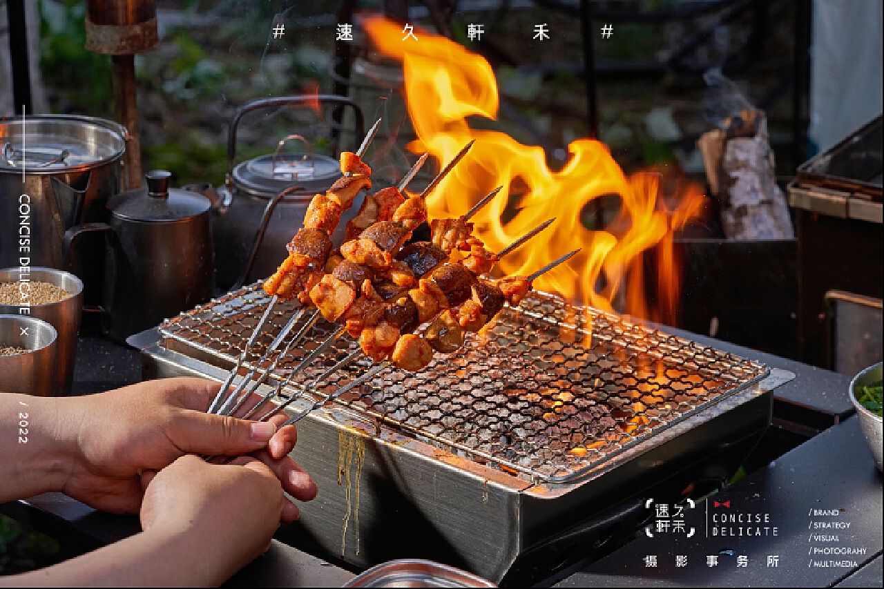 户外野营不锈钢折叠烧烤架BBQ焚火台燃气烧烤炉日式木炭野炊火炉-阿里巴巴