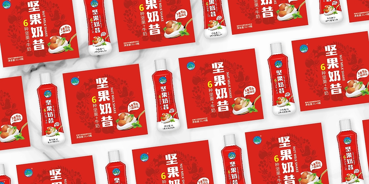 植物蛋白饮料（坚果奶昔）包装设计（图ZMTk3ODQ1NjIw） - 包装 - 站酷设计师突破品牌策划原创素材 - 站酷ZCOOL