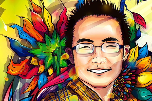 【CDR伪教程】种在向日葵里的男孩偏写实人物插画过程（图ZMTA4OTgwNDg=） - 创作习作 - 站酷设计师chapel陈原创素材 - 站酷ZCOOL