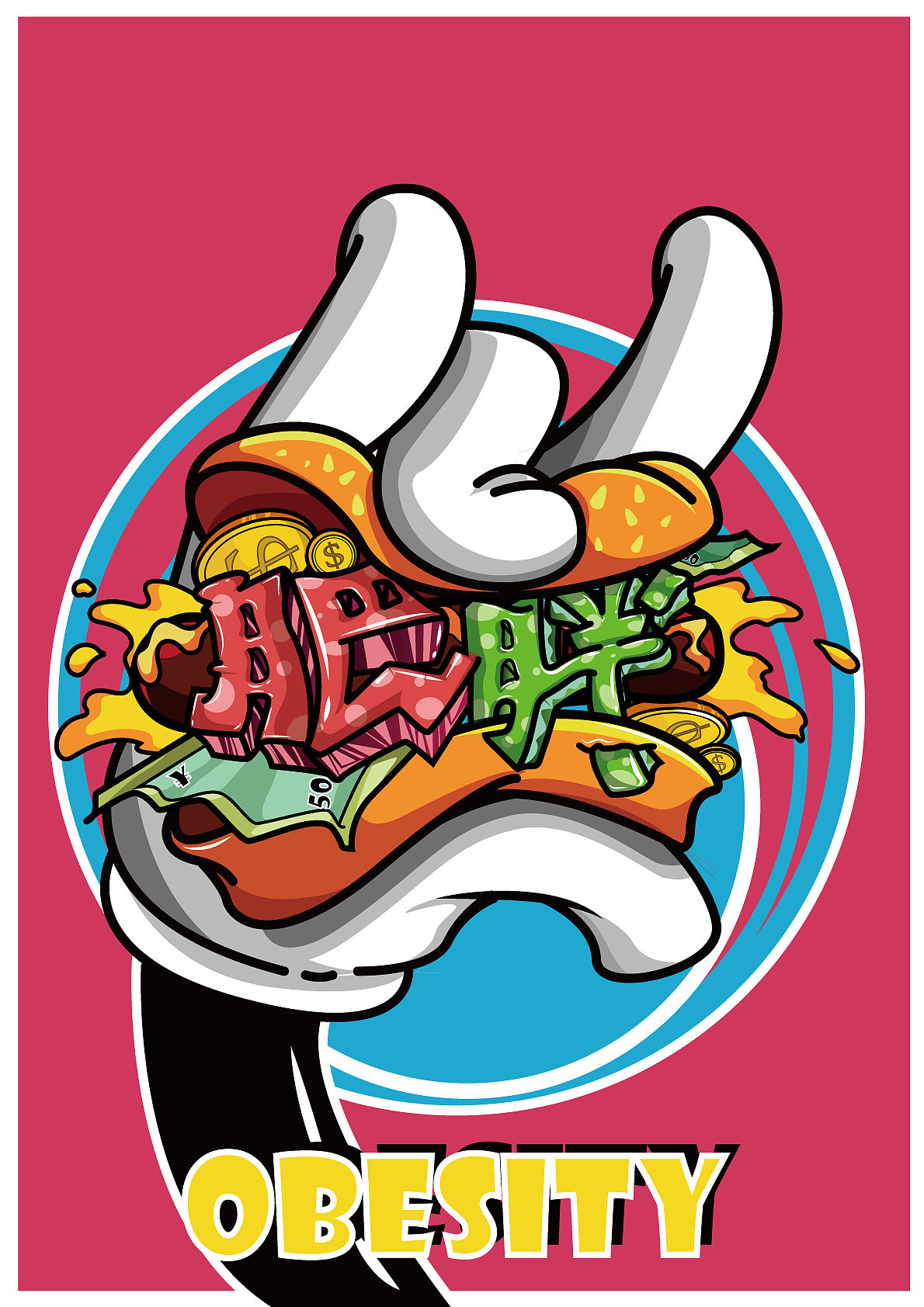 公益广告——海报练习（图ZMjIyNjYwNjEy） - 创作习作 - 站酷设计师CROW阿立原创素材 - 站酷ZCOOL