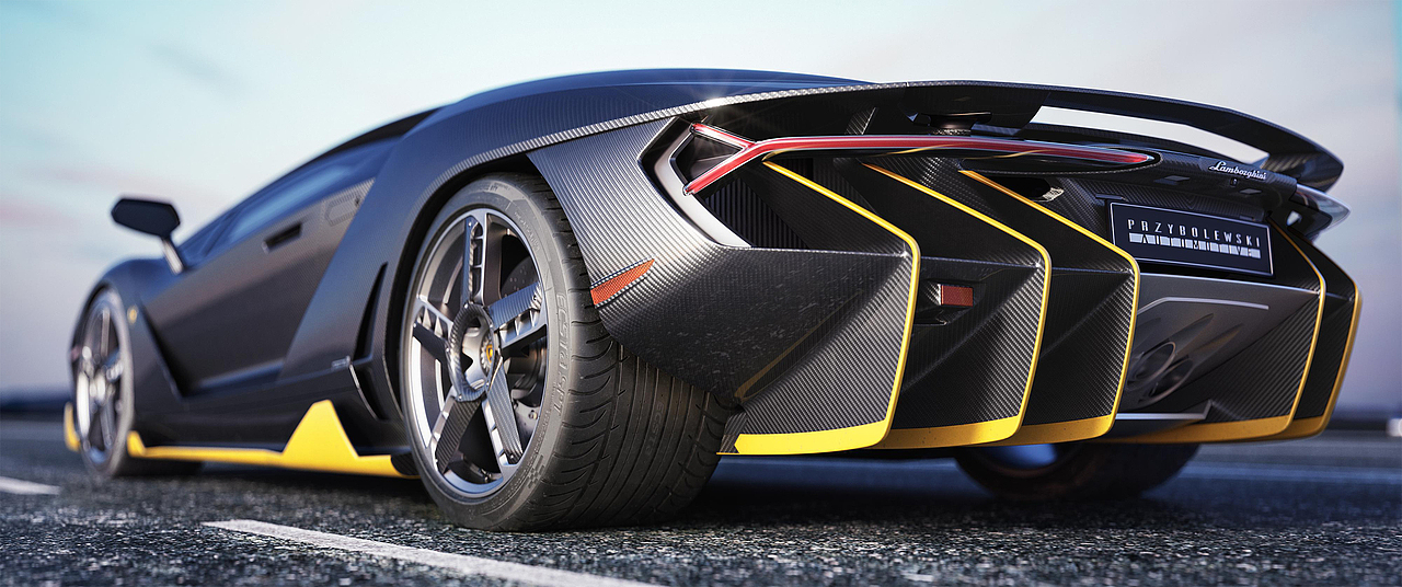 【 Lamborghini - CGI 】（图ZMjgwNDY1OTky） - 机械/交通 - 站酷设计师拾月_原创素材 - 站酷ZCOOL
