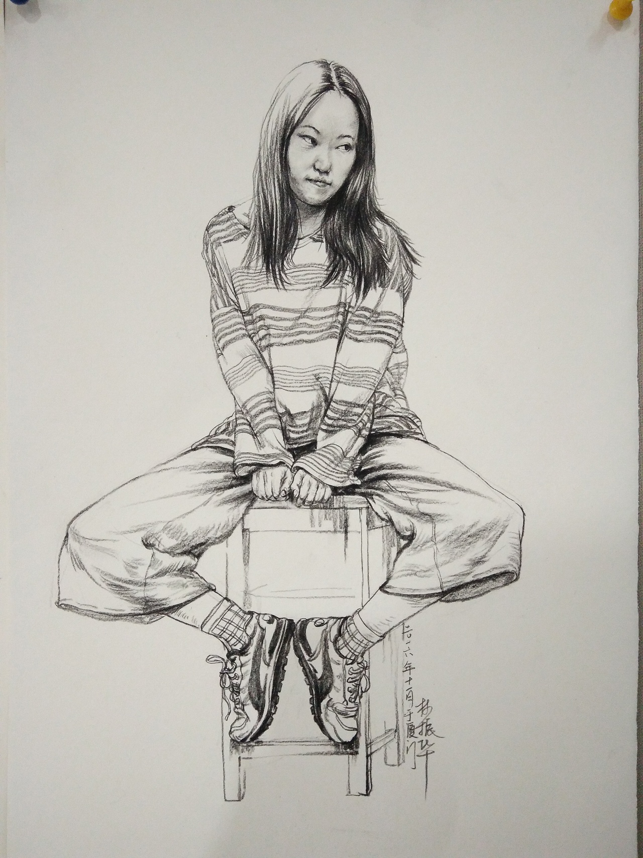 考前人物速写（图ZNjQzMTQ1OTY=） - 绘画 - 站酷设计师人生一支笔原创素材 - 站酷ZCOOL