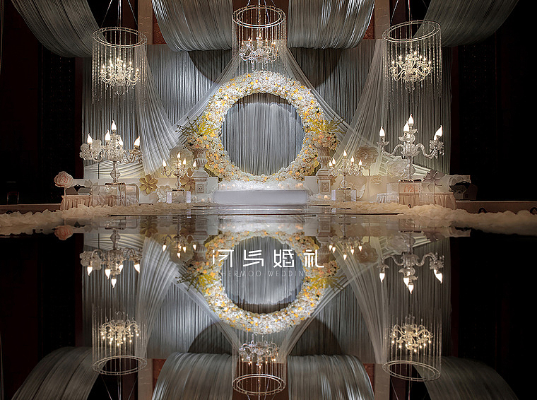 河马婚礼｜西式婚礼（灰色＋黄色）（图ZMTM4NjE0OTQ4） - 人文/纪实摄影 - 站酷设计师河马婚礼原创素材 - 站酷ZCOOL