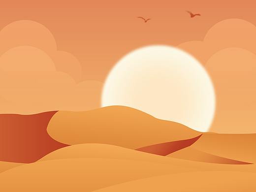 沙漠（個人主頁-ZMjczMjY5Njg=） - 閃屏/壁紙 - 站酷設計師琳曼視覺設計原創(chuàng)素材 - 站酷ZCOOL