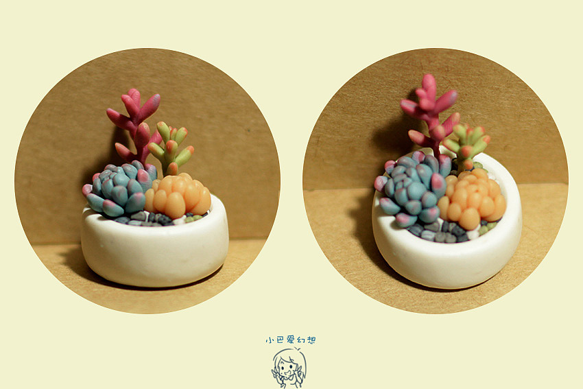 软陶多肉（图ZMTQ5NzE3NjQ=） - 其他手工艺 - 站酷设计师小巴爱幻想88原创素材 - 站酷ZCOOL