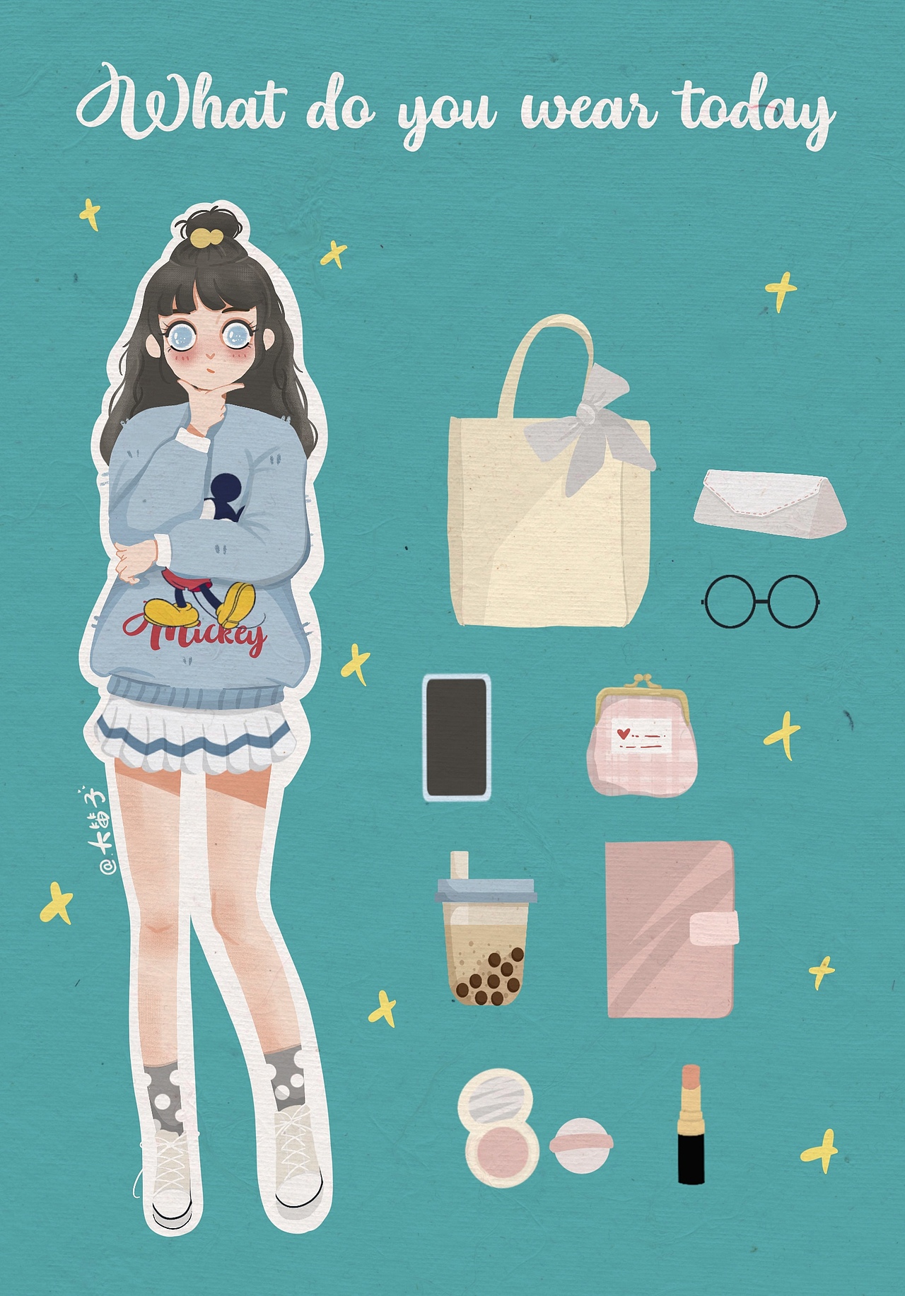 人物插画（图ZMTk4NDQzNjEy） - 创作习作 - 站酷设计师大笛子原创素材 - 站酷ZCOOL